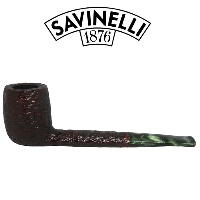 Savinelli – Esploratore Alpino 806 – Rustic Green Stem Pipe