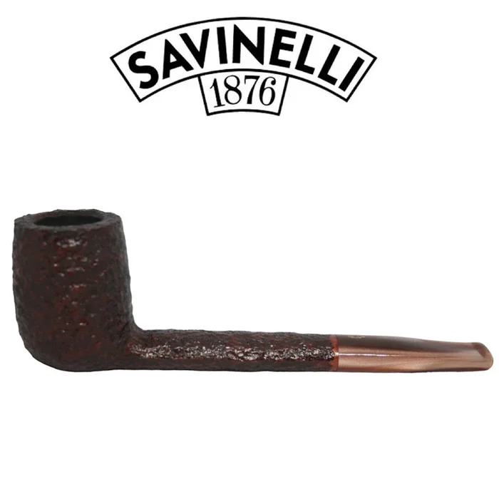 Savinelli – Esploratore Boscaiolo 803 – Rustic Brown Stem Pipe