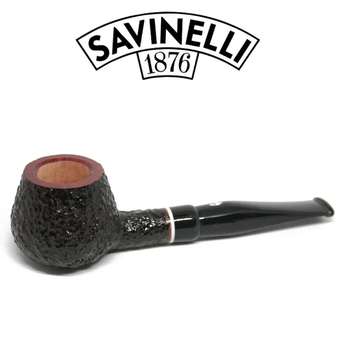 Savinelli – Gaius Rusticated Pipe – 345 – 6mm Filter