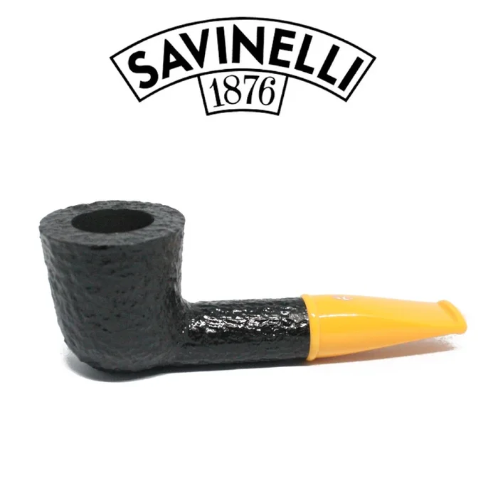Savinelli – Mini Rustic Yellow Stem 409 – 6mm Filter