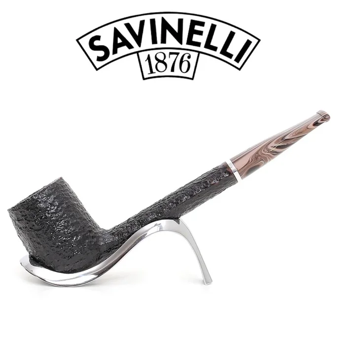 Savinelli – Morellina – Rustic Black – 802 – 6mm Filter Pipe