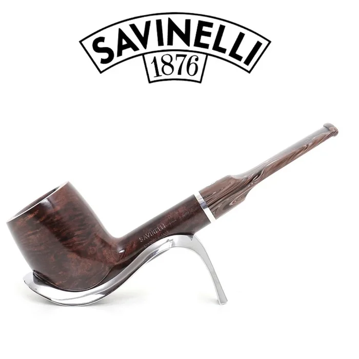 Savinelli – Morellina – Smooth Brown – 114 – 9mm Filter Pipe
