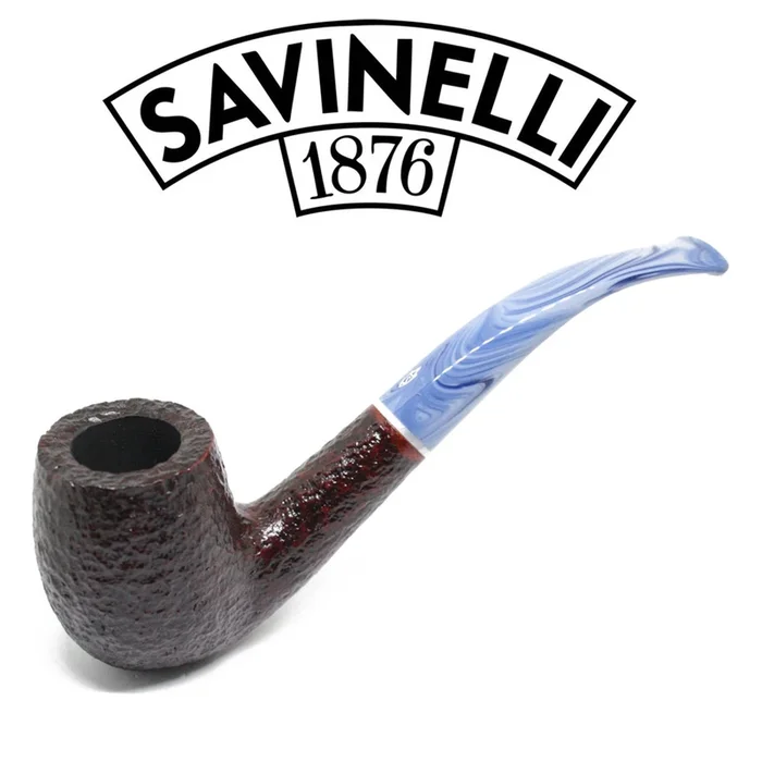 Savinelli – Oceano Rustic – 606 – Bent Billiard – 6mm Filter