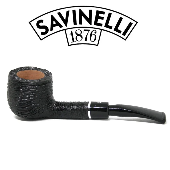 Savinelli – Otello – Rusticated – 121 – Bent Pot – 6mm Filter
