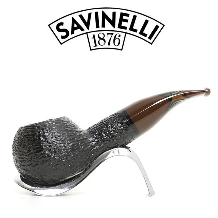 Savinelli – Paloma – Black Rustic 320 – 9mm Filter Pipe