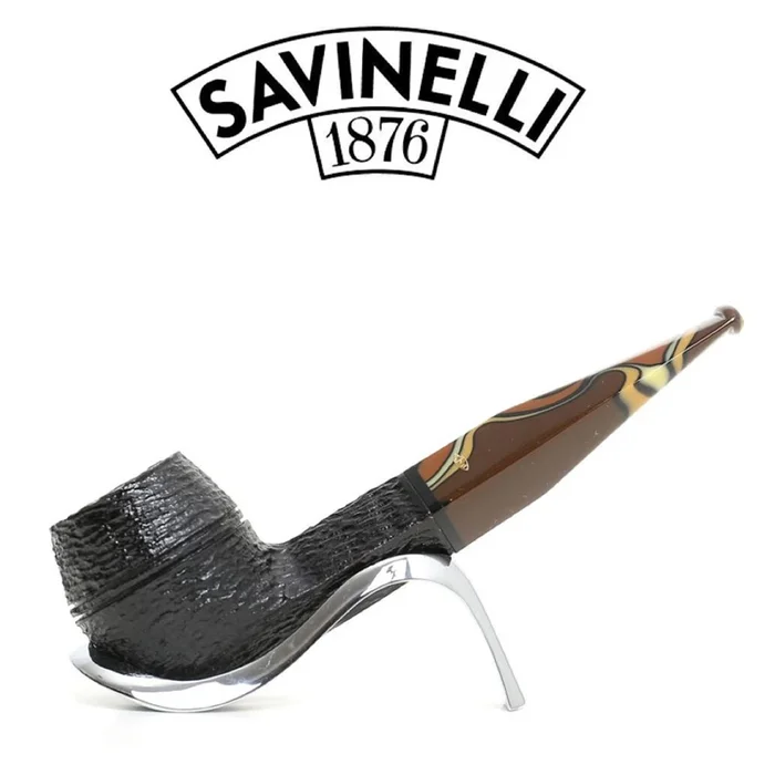 Savinelli – Paloma – Black Rustic 510 – 9mm Filter Pipe
