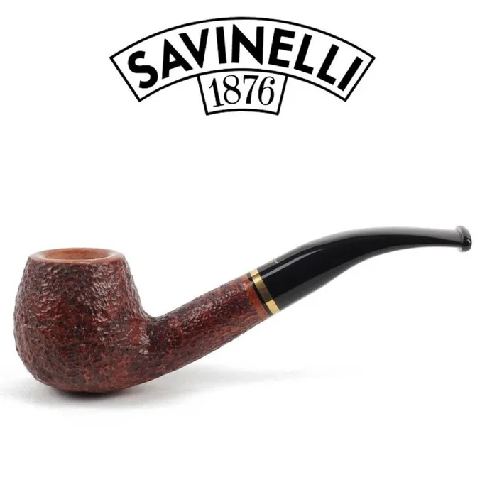 Savinelli – Venere Brownblasted – 636 – 9mm Filter Pipe