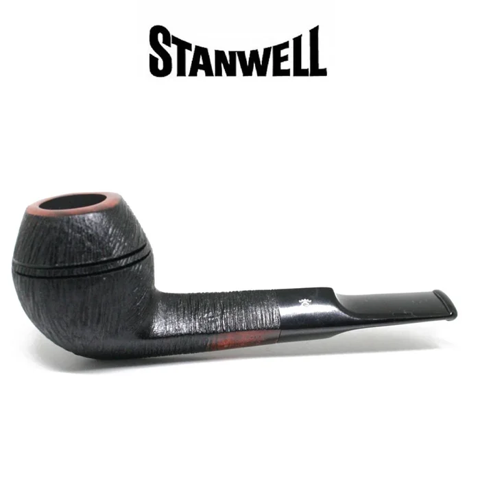 Stanwell – Brushed Black – 32 – Straight Bulldog
