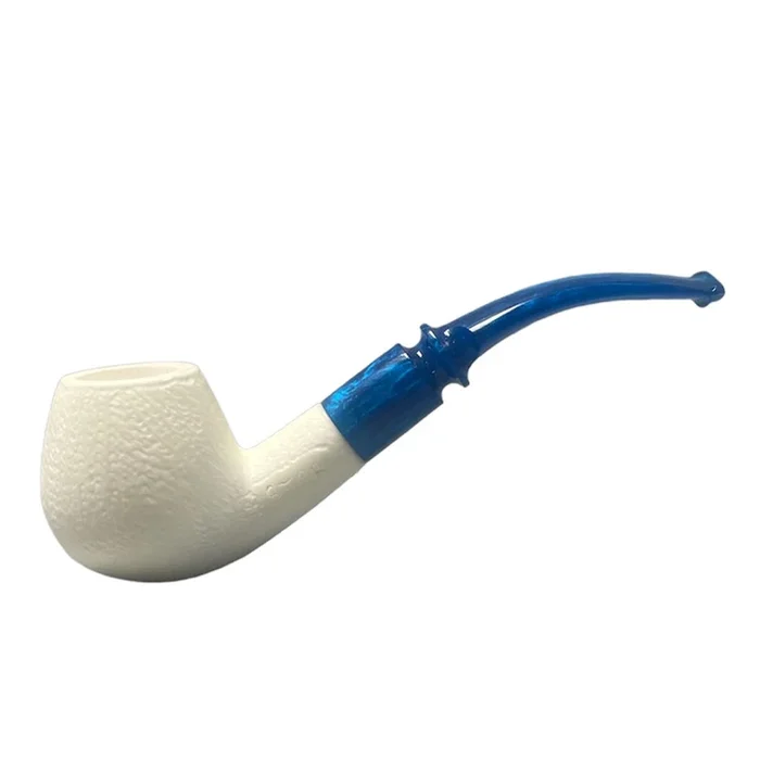 Star Meerschaum – Bent Apple – Blue Stem