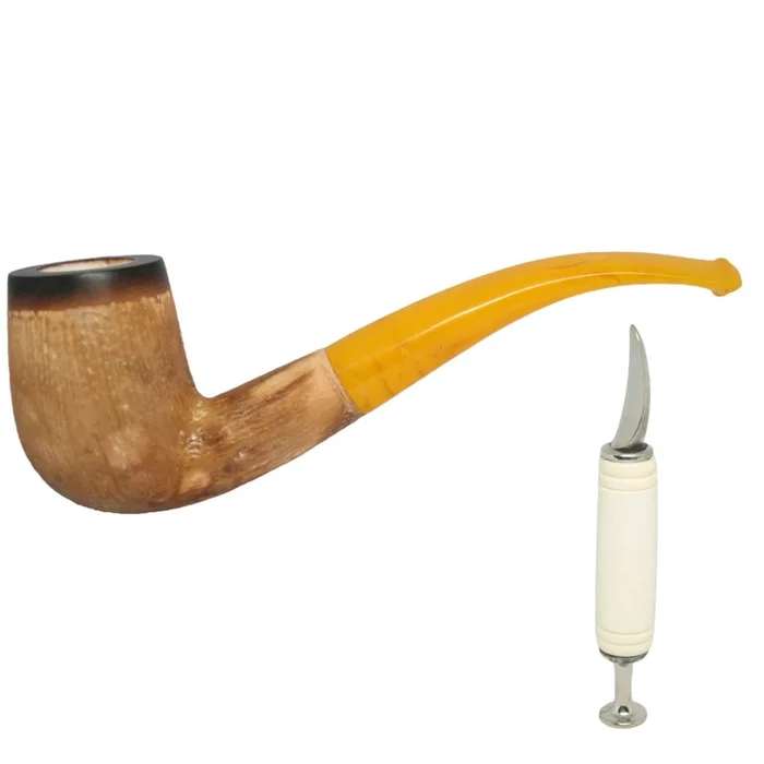 Star Meerschaum ?Çô Lee Van Cleef Replica Pipe with Pipe Tool – 3