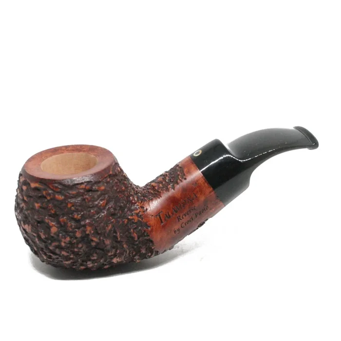 Talamona by Paolo Croci – Reverse Calabash (Rustic) – Pipe