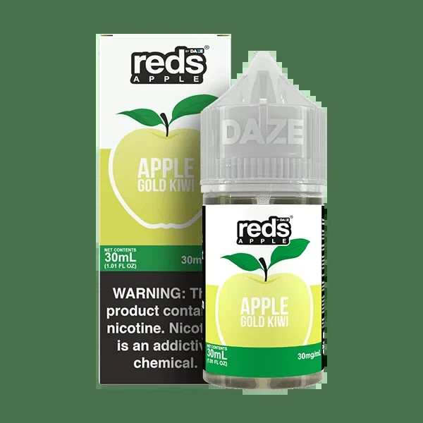 Apple Gold Kiwi SALT – Red’s Apple E-Juice by 7 Daze – 30mL