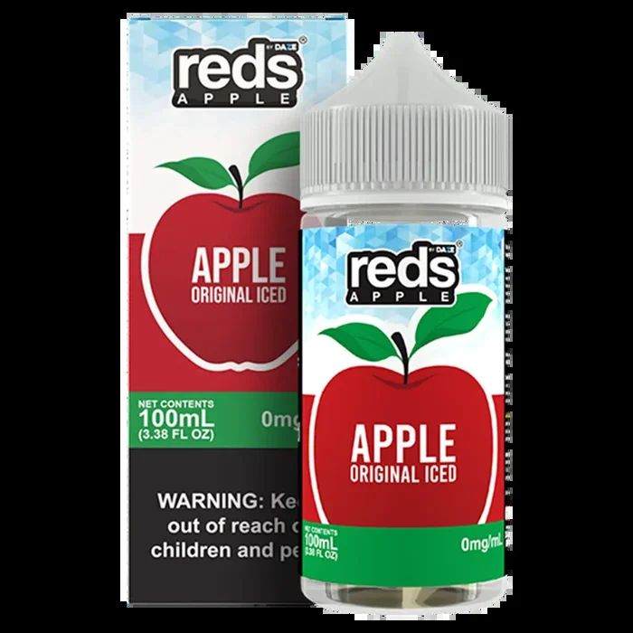 Apple Original ICED – Reds Apple Vape Juice – 7Daze – 100mL