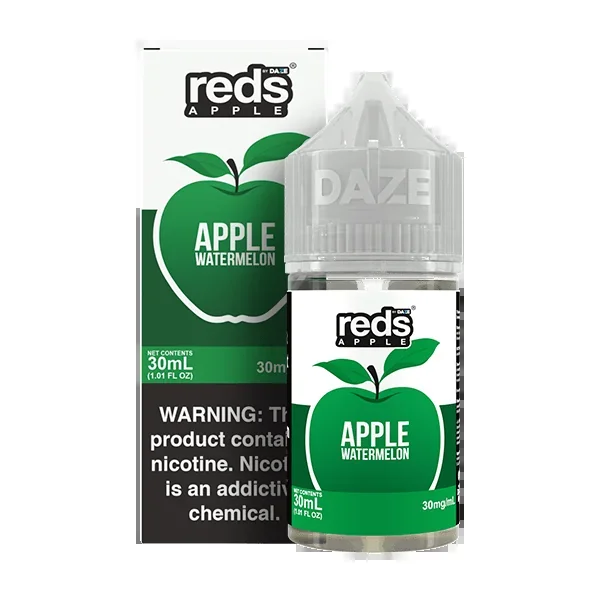 Apple Watermelon SALT – Red’s Apple E-Juice by 7 Daze – 30mL