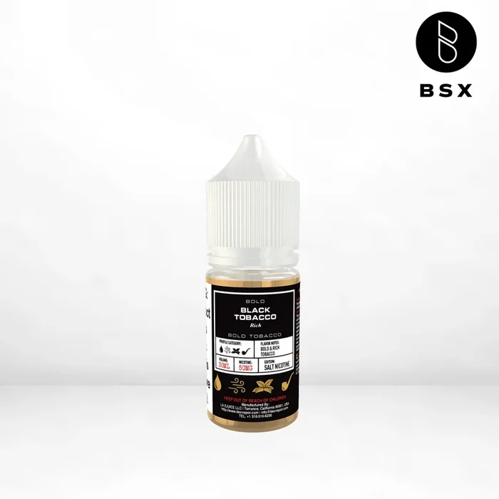 Black Tobacco SALT – BSX Salts – 30mL