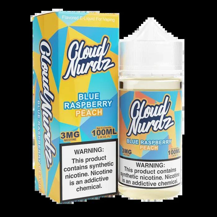 Blue Raspberry Peach – Cloud Nurdz – 100mL