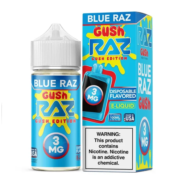 Blue Raz GUSH – Pod Juice x Raz E-Liquid – 100mL