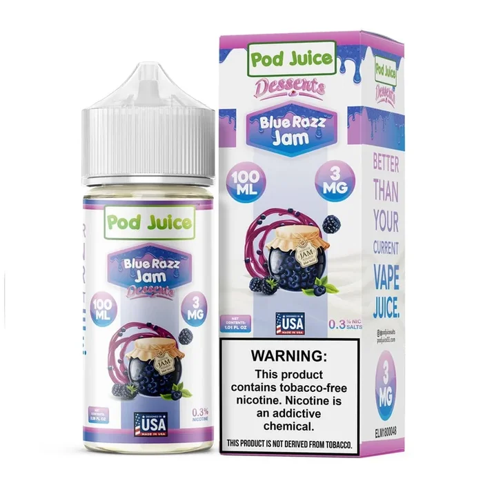 Blue Razz Jam – Pod Juice – 100mL
