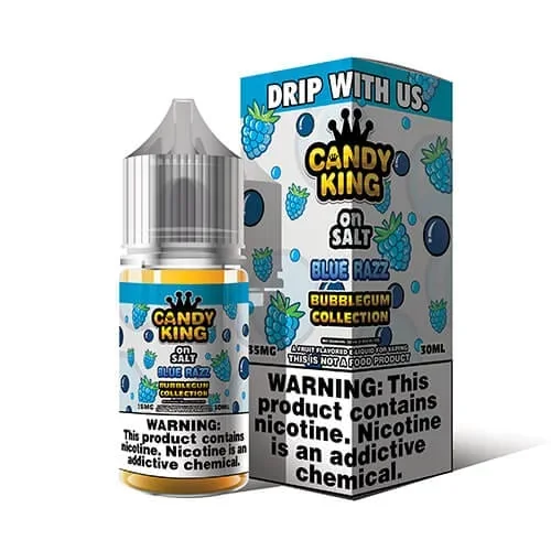 Blue Razz SALT (Bubblegum Series) – Candy King On SALT – 30mL