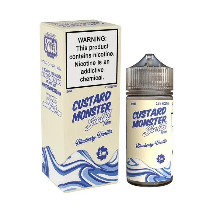 Blueberry Vanilla – Custard Monster SWIRL EDITION – 100mL