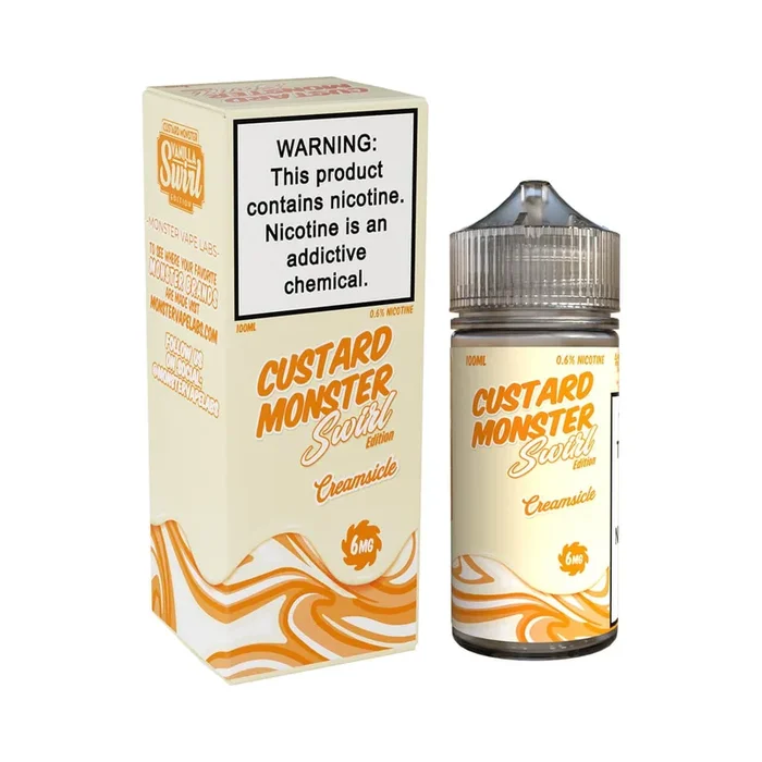 Creamsicle – Custard Monster SWIRL EDITION – 100mL