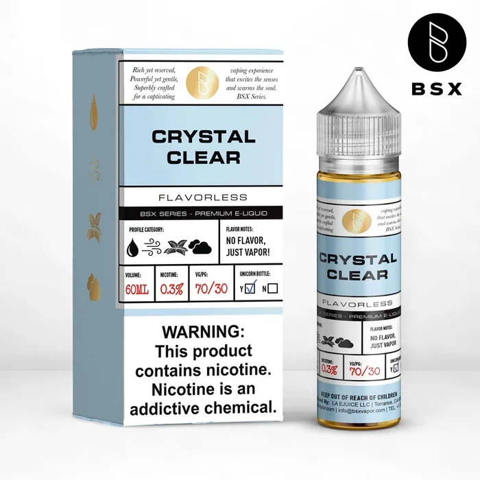 Crystal Clear – BSX Series – 60mL