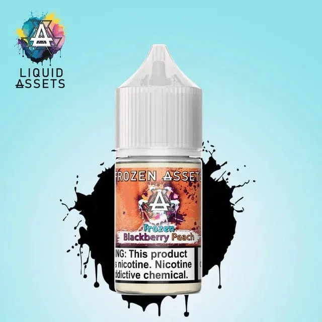 FROZEN Blackberry Peach SALT – Liquid Assets – 30mL