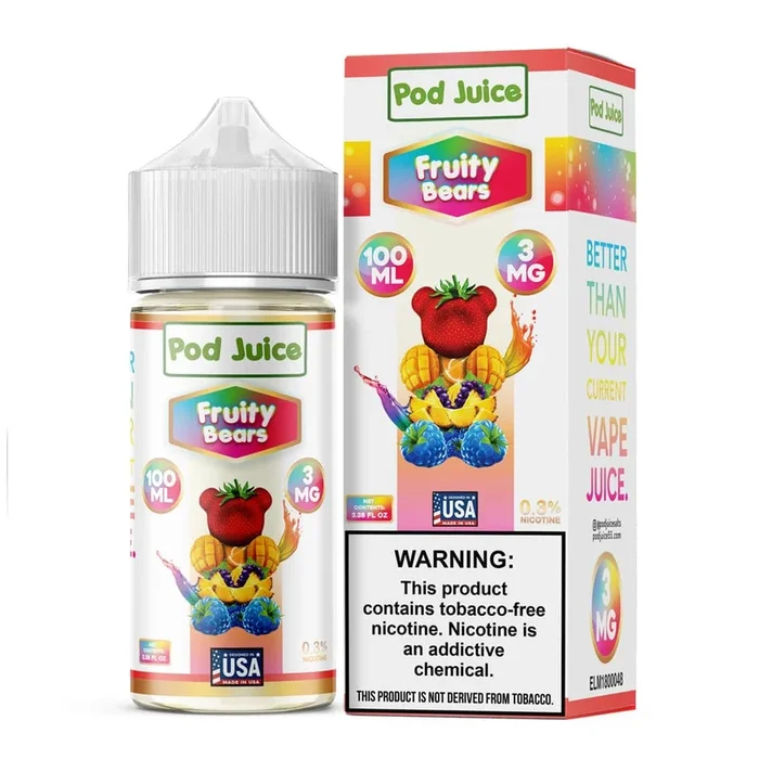 Fruity Bears – Pod Juice – 100mL