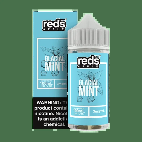 Glacial Mint – Red’s Apple E-Juice by 7 Daze – 100mL