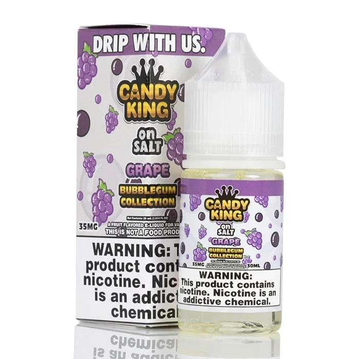Grape SALT (BUBBLEGUM SERIES) – Candy King – 30mL