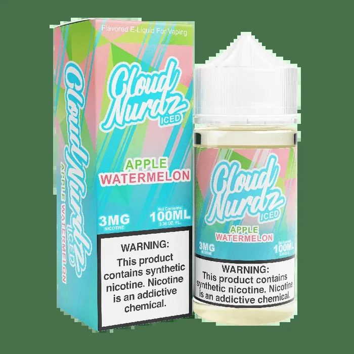 ICED Apple Watermelon – Cloud Nurdz – 100mL