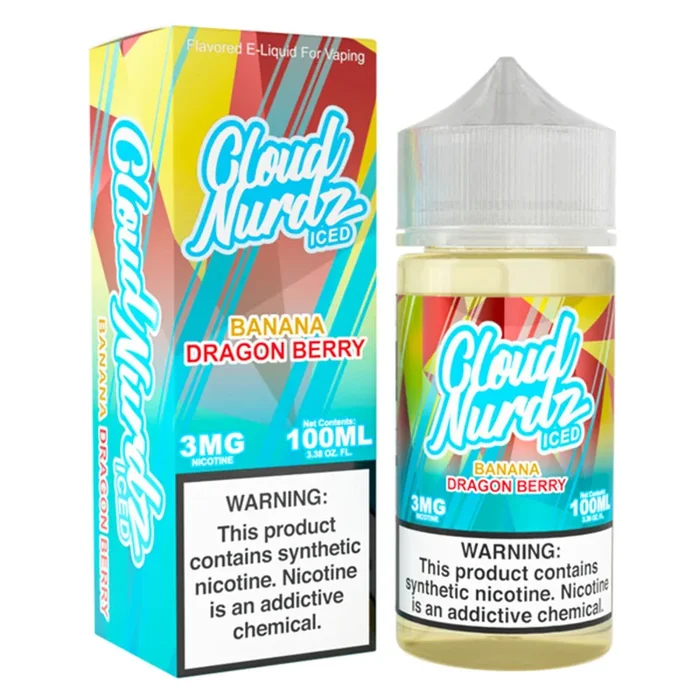ICED Banana Dragon Berry – Cloud Nurdz – 100mL