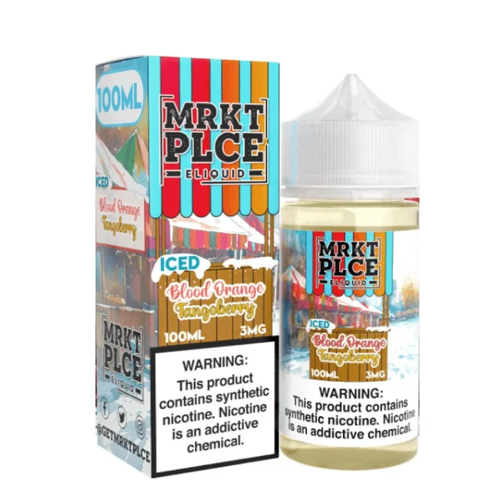 ICED Blood Orange Tangoberry – MRKT PLCE – 100mL