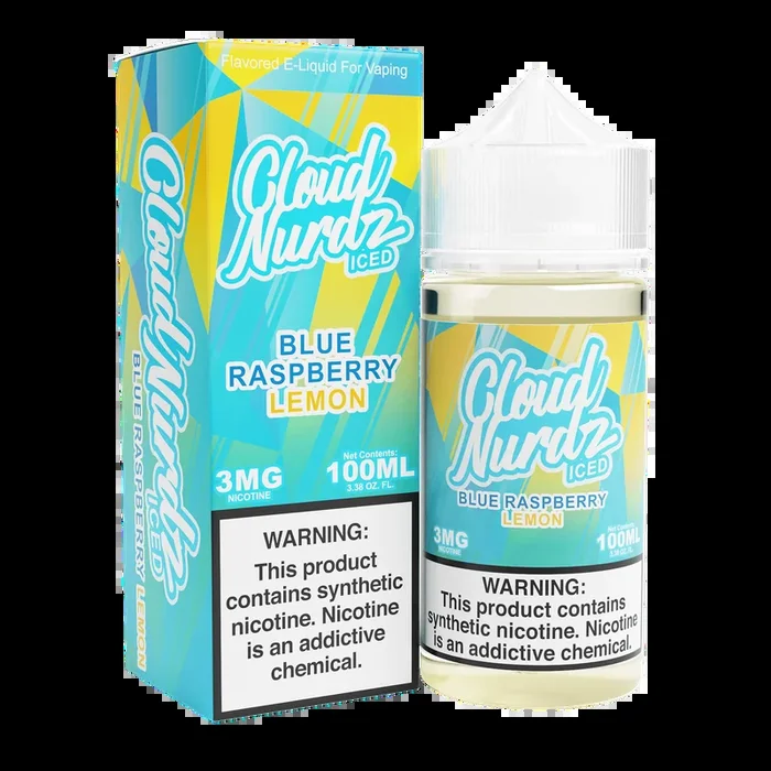 ICED Blue Raspberry Lemon – Cloud Nurdz – 100mL