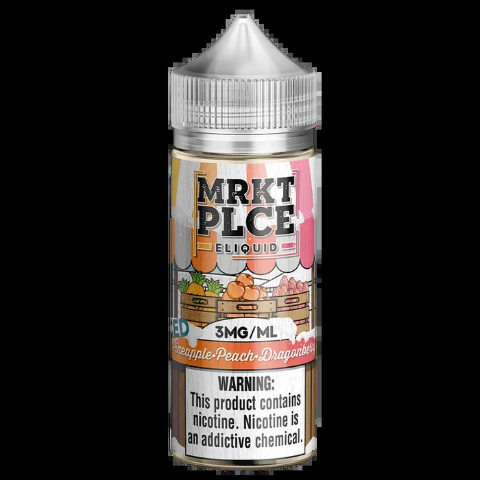 ICED Pineapple Peach Dragonberry – MRKT PLCE – 100mL