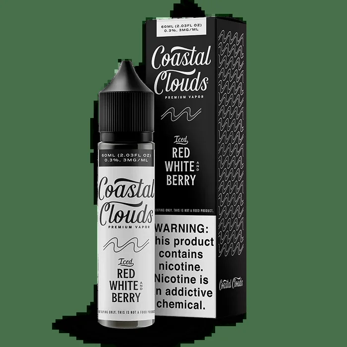 ICED Red White And Berry – Coastal Clouds – 60mL