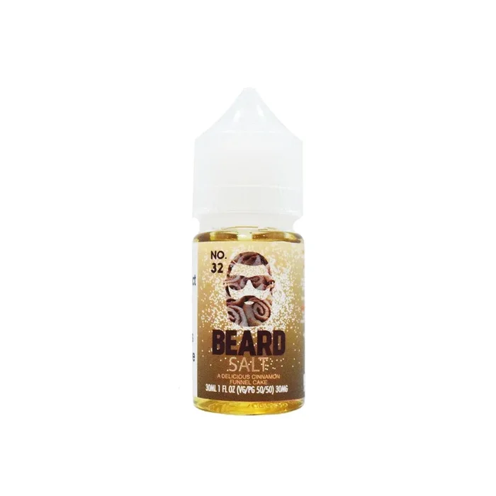 No. 32 Cinnamon Sugar Funnel Cake SALT – Beard Vape Co. – 30mL