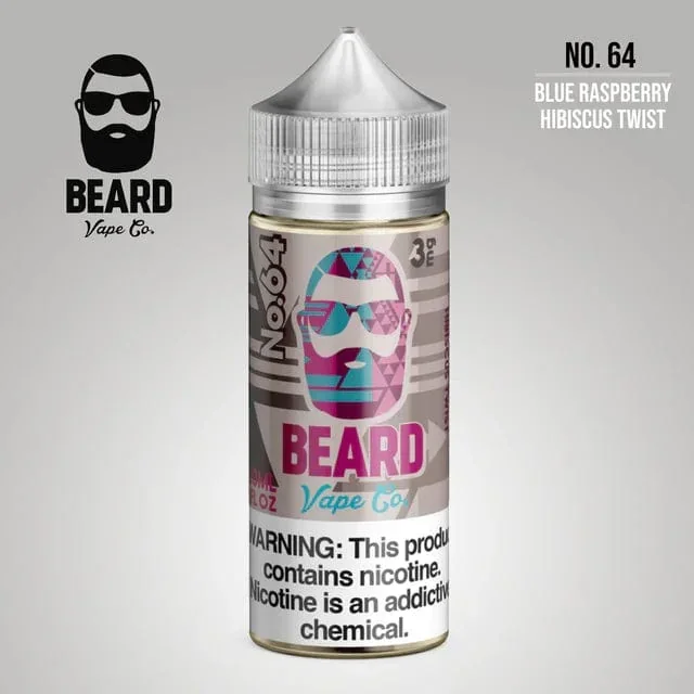 No. 64 Blue Raspberry Hibiscus – Beard Vape Co. – 120mL