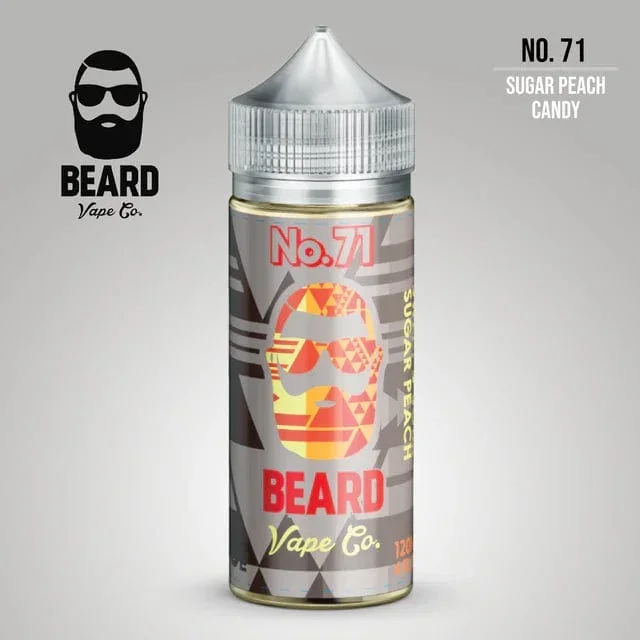 No. 71 Peach Candy – Beard Vape Co. – 120mL