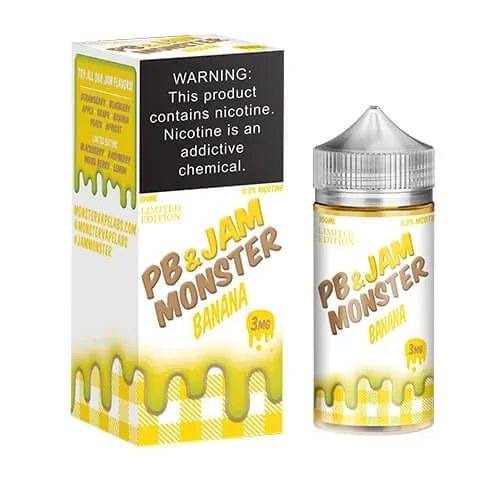 PB And Banana – Jam Monster – 100mL