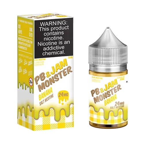 PB And Banana SALT – Jam Monster – 30mL