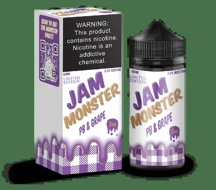 PB And Grape – Jam Monster – 100mL
