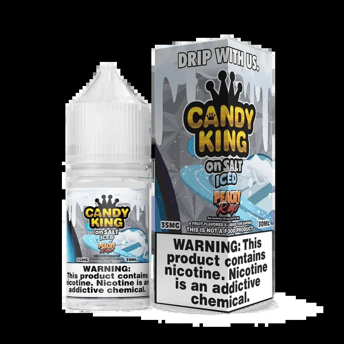 Peachy Rings SALT on ICE – Candy King On SALT – 30mL