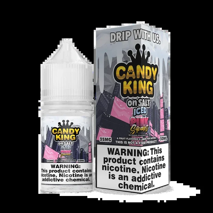 Pink Squares SALT on ICE – Candy King On SALT – 30mL