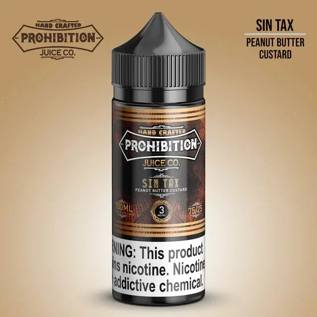 Sin Tax – Prohibition Juice Co. – 100mL