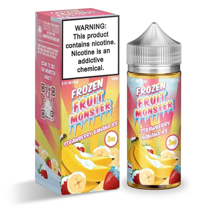 Strawberry Banana ICE – Frozen Fruit Monster – 100mL