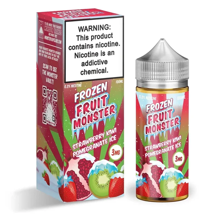 Strawberry Kiwi Pomegranate ICE – Frozen Fruit Monster – 100mL