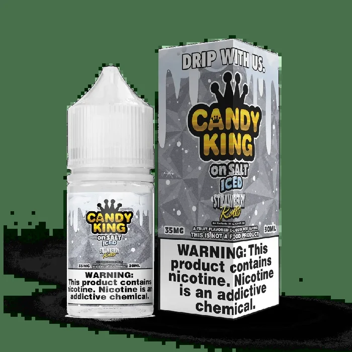 Strawberry Rolls SALT on ICE – Candy King On SALT – 30mL