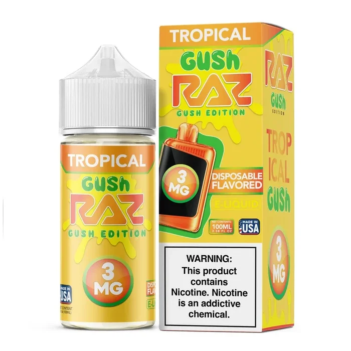 Tropical GUSH – Pod Juice x Raz E-Liquid – 100mL
