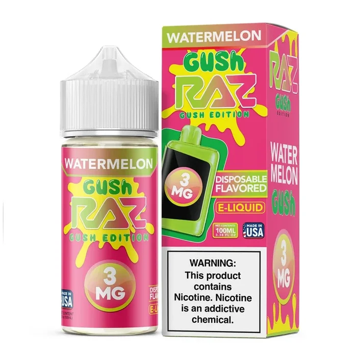 Watermelon GUSH – Pod Juice x Raz E-Liquid – 100mL